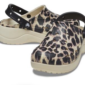 Baya Platform Animal Print Croc